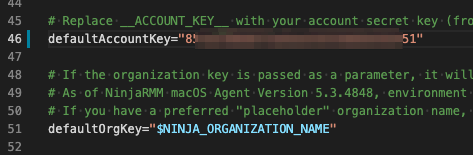 Script with keys