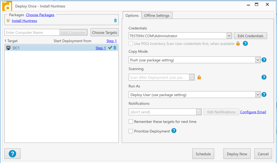 Help for PDQ Deploy